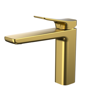 Grifo Monomando para Lavabo Serie 662, Plateado Cepillado/Gris Metálico/Dorado Champaña, Grifo de Baño de Montaje en Encimera, Ducha Comercial, OEM - Product Image 4