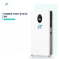 Inverter Penyimpanan PV Surya Hibrida dengan Baterai LiFePO4 15kWh yang Dipasang di Dinding untuk Cadangan Seluruh Rumah, Pemasok Ekspor Pesanan Besar