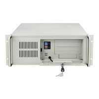Caja de PC Industrial IPC510H 4U para Montaje en Rack de 19 Pulgadas, Compatible con Placas Base MAX ATX de 12" x 9.6", Fuente de Alimentación Estándar PS2 para Control y Monitoreo