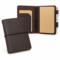 Carnet de voyage portable en cuir de style britannique vintage B6 avec lacets, journal de travail de haute qualité, coffret cadeau