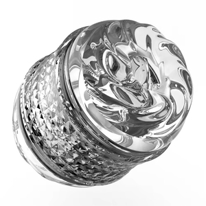 Male Double <b>Masturbation</b> Space Cup Portable Men's Double-head Crystal Vibrating Airplane Cup Stress Relief Adult - Product Image 4