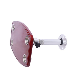 Table réglable en alliage d'aluminium et chêne pour camping-car, accessoire intérieur de véhicule commercial, ensemble complet léger - Product Image 3