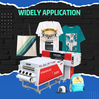 Untuk Printer DTF Eco Tinta Pigmen Otomatis dengan Head I3200 untuk Transfer Kaos, Film PET 60cm Tanpa Bubuk