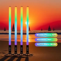 Tira de LED Pixel RGBWA Inalámbrica a Prueba de Agua IP65, 360 DMX Programable, Luz Vertical para Escenario, Fondo para KTV, Fiestas y Clubes