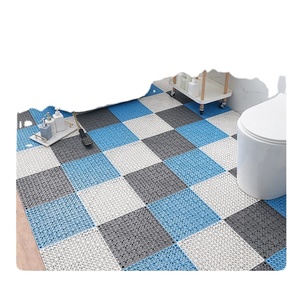 Carrelage de sol moderne antidérapant en PVC pour douche Revêtement de sol en vinyle souple pour piscine Salle de bain Sauna Balcon Patio Bateau - Product Image 2