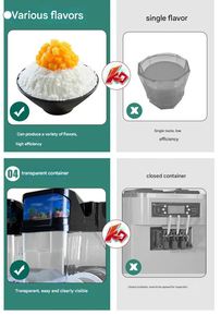 3 ถังน้ำแข็งปั่นสำหรับละลายหิมะ - Product Image 5
