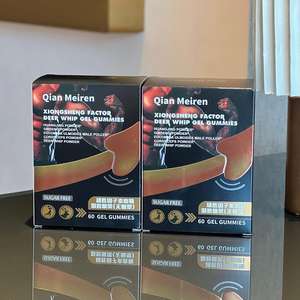 Xiongseng Factor Deer Whip Bonbons gommeux Suppléments à base de plantes Tonique masculin Adulte 60 têtes Croissance des cheveux en stock Produit authentique - Product Image 5