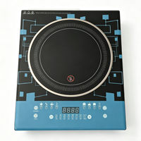 Plaque chauffante électrique en céramique à brûleur unique 2000W, cuisinière compacte pour comptoir, appareil de cuisson pour toutes les casseroles