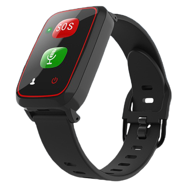 F3-10 GPS Elderly Smart Watch IP67 Waterproof SOS Fall Alarm Heart Rate Medication Reminder for Seniors