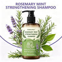 Shampo Penguat Rambut Harian Private Label Menutrisi Rambut dari Akar hingga Ujung dengan Aroma Mint yang Menyegarkan, Cocok untuk Semua Jenis Rambut