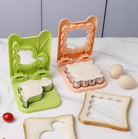 Fleur dinosaure Design poche Sandwiches Cutter et ensemble de scellant sans croûte machine à pain bricolage emporte-pièces cadeau pour les enfants