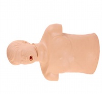 Maniquí de Entrenamiento de Emergencia de Silicona Médica, Modelo Anatómico para RCP en Adultos con Obstrucción y Maniobra de Heimlich, para Primeros Auxilios