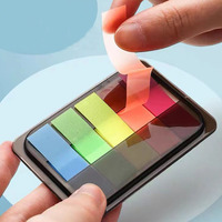 Distributeur de notes autocollantes transparentes en plastique auto-adhésif, imperméable et personnalisé