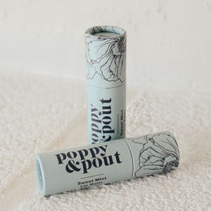 カスタム口紅紙ボードクラフト段ボール消臭包装リップバーム容器丸型シリンダーカートンプッシュアップ紙チューブ - Product Image 3