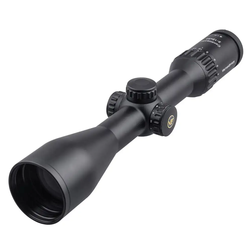 벡터 광학 콘티넨탈 2-12x50 사냥 범위 HD Riflescope 독일 광학 시스템 클리어 심지어 아래 또는 황혼 낮은 빛 Conditi