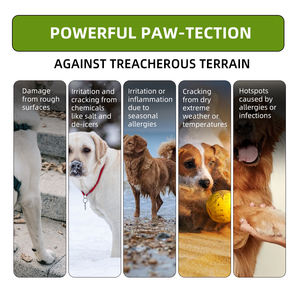 Crème protectrice pour les pattes des animaux de compagnie ZeBounty, crème hydratante <span class=keywords><strong>anti</strong></span>-sécheresse et soin des pattes contre le gel pour chats et chiens - Product Image 5