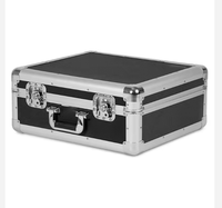Étui de transport professionnel pour platine DJ, boîte robuste avec mousse personnalisée pour lecteur de vinyle, étui pour outils de disque vinyle, étui en aluminium