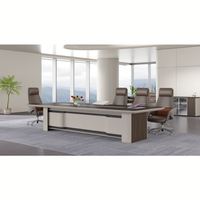 Bureau de direction moderne, mobilier de bureau de luxe pour PDG, table de direction pour bureau