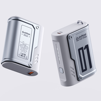 Baterai Li-Polymer 10000mAh 35W Pengisian Cepat Tipe-C Kapasitas Tinggi Dual Built-in Mecha Mini Power Bank Indikator LED Tali Gantungan