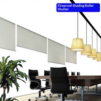 Store enrouleur électrique occultant total, type à tirer, personnalisable, avec revêtement en téflon, pour bureau, chambre, salle de bain, ignifuge et imperméable
