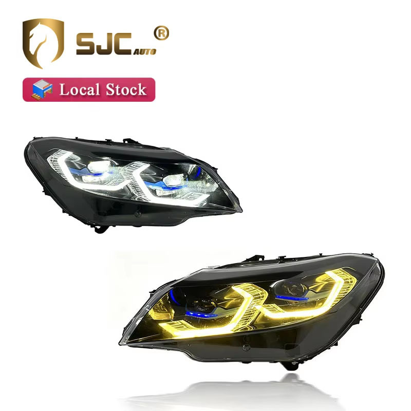 Sjc Dual-Color LED Headlight Assembly For BMW Z4 E89 2009-2016 G22-Style LED DRL