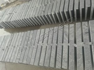 Magnifique <span class=keywords><strong>dalle</strong></span> de granit blanc fantaisie de Chine, surface flammée et polie, pour carrelage de sol de villa - Product Image 5