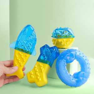 <span class=keywords><strong>Jouet</strong></span> pour chien en forme d'os rempli d'eau, résistant aux morsures, pour les molaires, en TPR, jouets à mâcher - Product Image 4
