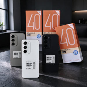 Spark40 Pro รุ่นขายดีทั่วโลก รองรับ 4G/5G ซิมคู่ ดีไซน์ทันสมัย ตัวเครื่องบางเฉียบ ชาร์จเร็ว 65W กล้อง 108MP - Product Image 2