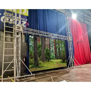 Hd P3.91 P4.81 Indoor Stage Achtergrond Led Tv Studio Scherm/Indoor Led Video Wandpaneel Scherm Flexibel Led Display Scherm