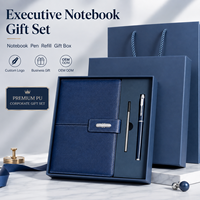 Ensemble cadeau de stylo et carnet de notes avec fermeture magnétique de luxe de qualité supérieure A5 avec logo personnalisé, pour événements d'entreprise, promotionnels, professionnels