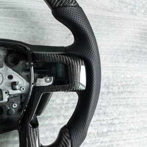 Volante <span class=keywords><strong>de</strong></span> Fibra <span class=keywords><strong>de</strong></span> Carbono Personalizado para Ford Raptor F150 F180 2015 2016 2017 2018 2019 2020, Accesorios <span class=keywords><strong>de</strong></span> Cuero para Automóvil - Product Image 3