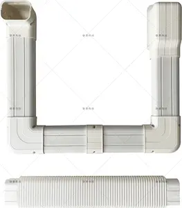 Utilisation du climatiseur PVC Pipeline Lianxiang Couvercle décoratif de protection des rainures