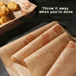 Custom Printed PE Coated Food Grade Burger Sandwich Deli <b>Paper</b> Greaseproof Craft <b>Paper</b> Liner - Product Image 6