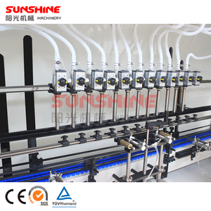 Linea di produzione di macchinari per riempimento di bottiglie di liquido acido solforico Anti-corrosivo completamente automatico candeggina - Product Image 5