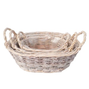 Cesto per Biancheria Sporca in <span class=keywords><strong>Vimini</strong></span> di Alta Qualità, Cesti in <span class=keywords><strong>Vimini</strong></span> per Conservazione, <span class=keywords><strong>Portafiori</strong></span> - Product Image 1