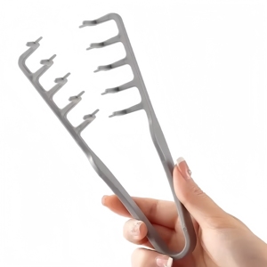 Peigne Coiffant Texturisant Effet <span class=keywords><strong>Volume</strong></span>, <span class=keywords><strong>Brosse</strong></span> à Dents Larges pour <span class=keywords><strong>Cheveux</strong></span>, Outil de Coiffure pour Racines Volumineuses, Cache-Imperfections Capillaires, Peigne à Franges - Product Image 6