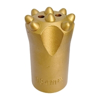 Foret à bouton conique de haute qualité 34mm 8 dents, outil de forage de bouton de roche en alliage dur, outil de forage de forgeage de mine de charbon bien