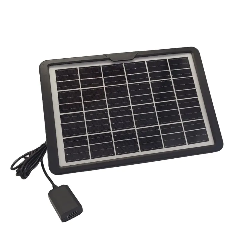 En Stock Panel Solar barato 6V 6W Panel Solar precio al por mayor mono pequeños paneles solares flexibles marco negro DIY Cargador Solar