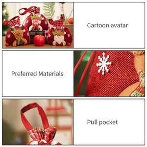 Bolsa de Regalo de Felpa Personalizada para Niños, Artículos de Fiesta para Promoción de Dulces Navideños, para Empresas - Product Image 3