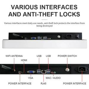 Quiosco de autoservicio de 24 pulgadas con pantalla LCD, sistema automatizado de tickets y cobro, quiosco de pedidos de pago interior - Product Image 2