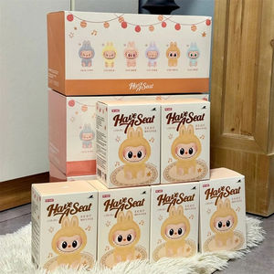 Venta al por mayor Gran oferta Original Labubu Popmart Legit Have a Seat juguetes de peluche vinilo caja ciega colgante lindo llavero encantador para regalo - Product Image 6