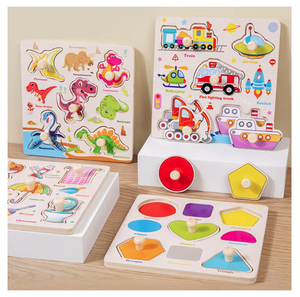 Juguete Educativo Temprano de Madera con Puzles de Encaje para Niños Pequeños, Seguro para Niños - Product Image 2