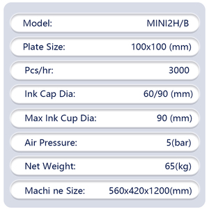 Impresora de pantalla de un solo color a precio de fábrica, máquina de tampones de nueva condición, máscaras faciales, impresora de almohadilla de doble cabezal Vertical - Product Image 5