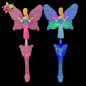 Nouveau produit 2026 <span class=keywords><strong>Huit</strong></span> papillons lumineux avec filet musical, baguette magique <span class=keywords><strong>de</strong></span> fée, jouet pour enfants, cadeau <span class=keywords><strong>de</strong></span> fête - Product Image 2