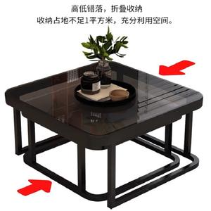 Mesa de Centro de Mármol, Diseño Moderno y Minimalista, Muebles para Sala de Estar, Estilo 2024, Decoración de Hogar Elegante y Sencilla de Alta Gama - Product Image 4