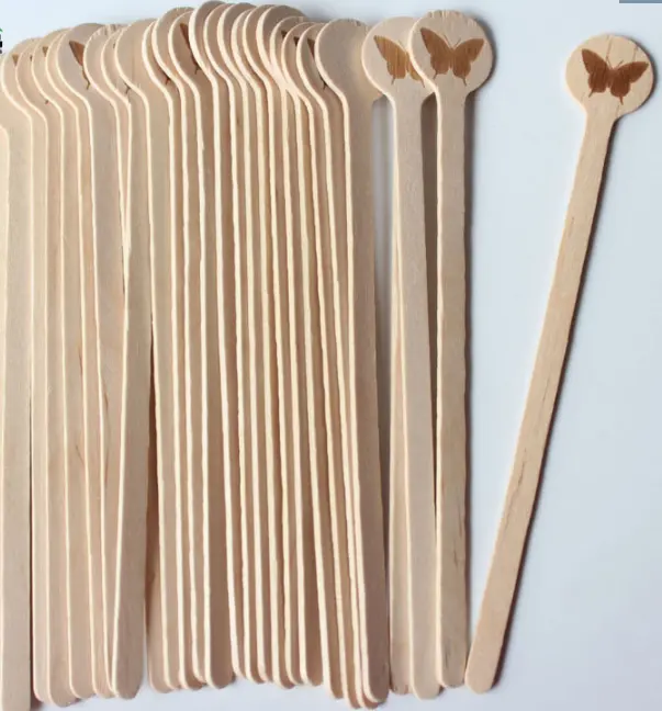 Coffee Sticks Wooden Disposable Coffee Stirrer Wooden Stick For Cafe Household Travel