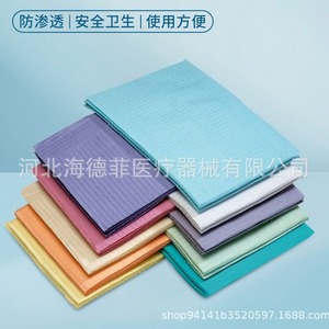 Draps de lit jetables imperméables en papier, couleur unie, 500 pièces par boîte, usage général - Product Image 2