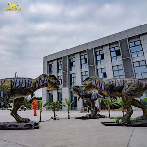 Modèle de dinosaure grandeur nature en fibre de verre télécommandé pour parcs à thème Jurassic, parcs d'aventure et centres commerciaux - Product Image 2