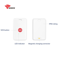 Localisateur d'insigne personnel Lorawan 2KM longue portée Lora Location Tracker Rtls Real Time Ble Bluetooth Positionnement Smart Card Beacon