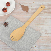 Ensemble d'ustensiles de cuisine en bambou, spatule et cuillère antiadhésives, résistantes à la chaleur, outils de cuisine écologiques en bois naturel